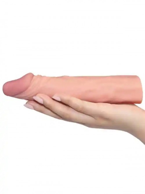 LoveToy Pleasure X Tender Gerçekçi Penis Kılıfı 5 cm Uzatmalı 6