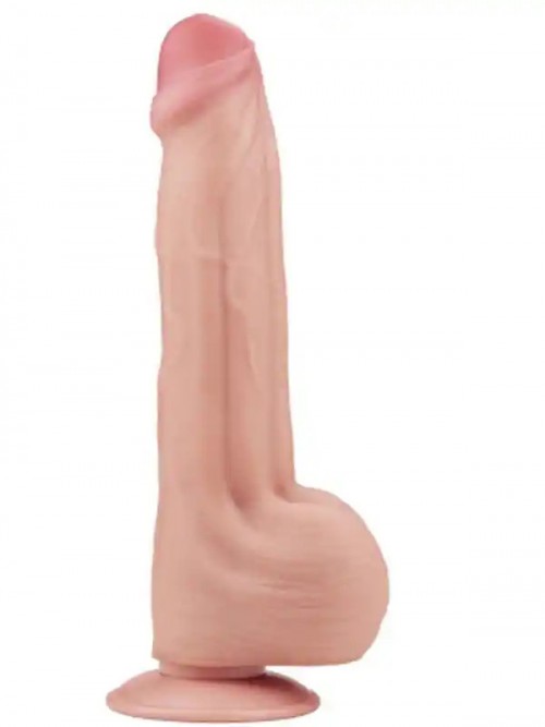 LoveToy Sliding Skin Dual Layer Çift Katmanlı Dildo 29 cm 3