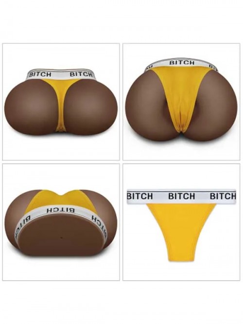 LoveToy Streetgirl’s Bitch Çift Girişli Gerçekçi Tangalı Siyah Kalça 2.5 kg 2