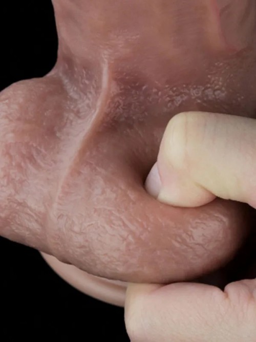 Lovetoy 10.5” Dual Layered Platinum Silicone Realistik Penis 26.5 cm 5