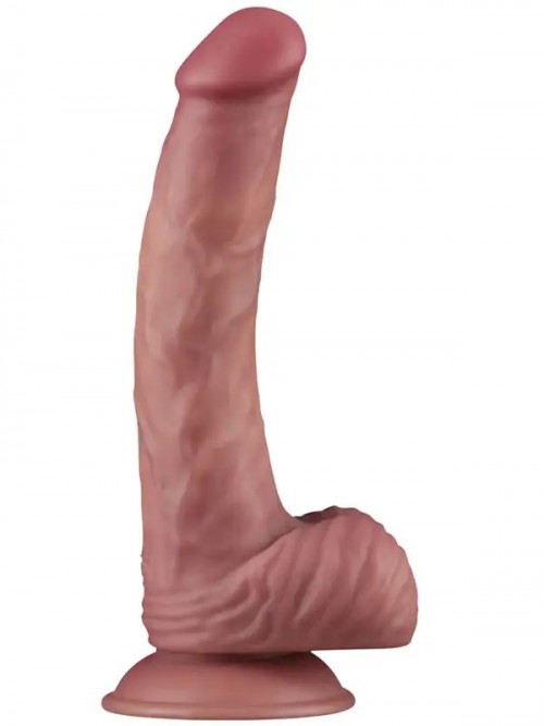 Lovetoy 9” Vibrating Dual Density Power Cock Şarjlı Titreşimli Dildo 23cm 2