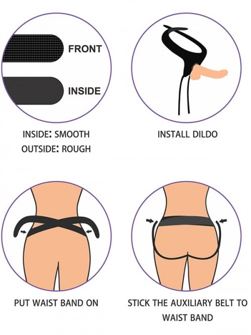 LoveToy Easy Strapon Set Belden Bağlamalı İçi Dolu 20 cm Ek Resim