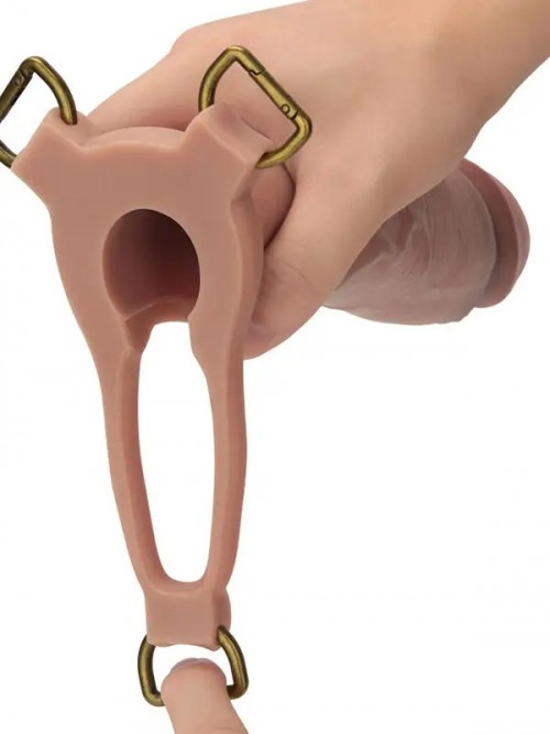 LoveToy Ingen 9” Enhanced Set L/XL/2XL İçi Boş Belden Bağlamalı Penis 21.4cm Ek Resim