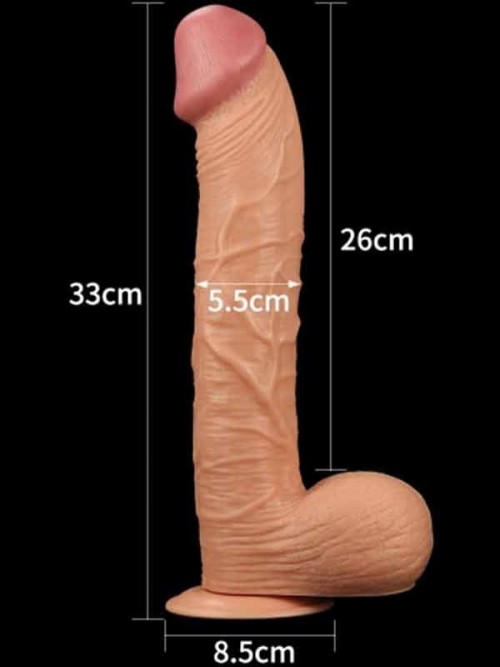 LoveToy King Sized Realistik Penis 30 cm 3
