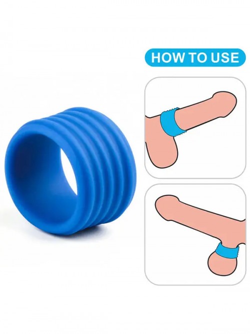 LoveToy Pinnacle Pro Deep Rib Grip Ring Halka 5