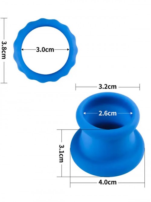 LoveToy Pinnacle Pro Twin Flex Stretcher Penis ve Testis Halkası 3