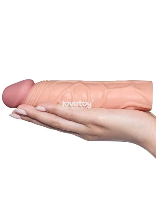 LoveToy Pleasure X Tender Realistik Penis Kılıfı 2.5 cm Uzatmalı 4