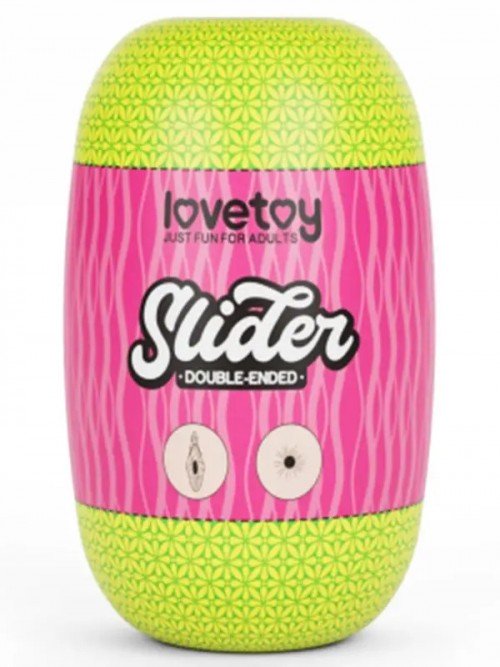 LoveToy Slider Double-Ended Çift Taraflı Anüs ve Vajinal Kupa Mastürbatör