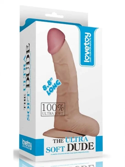 LoveToy The Ultra Soft Dude Realistik Dildo 20 cm 5