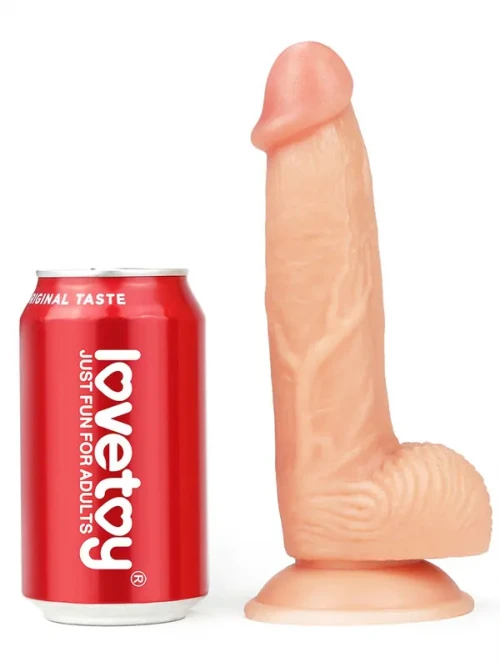 LoveToy Ultra Soft Dude Yumuşak Realistik Penis 20 cm 4