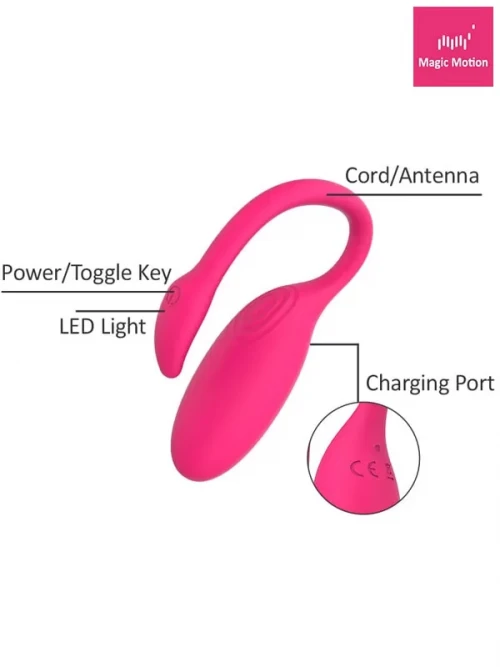 Magic Motion Flamingo Telefon Kontrollü Giyilebilir Vibratör 3