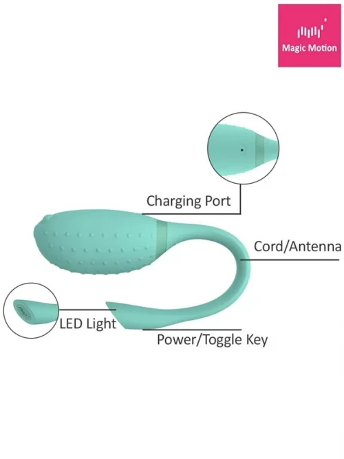 Magic Motion Fugu Telefon Kontrollü Giyilebilir Vibratör 6