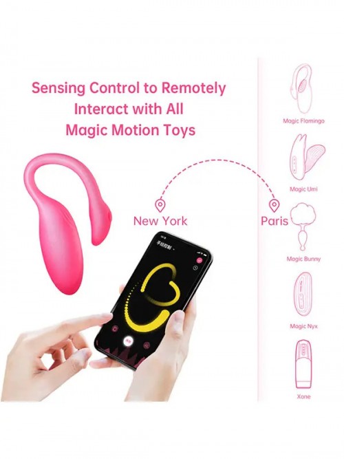 Magic Flamingo Max Çiftler için Giyilebilir Telefon Kontrollü Vibratör Ek Resim