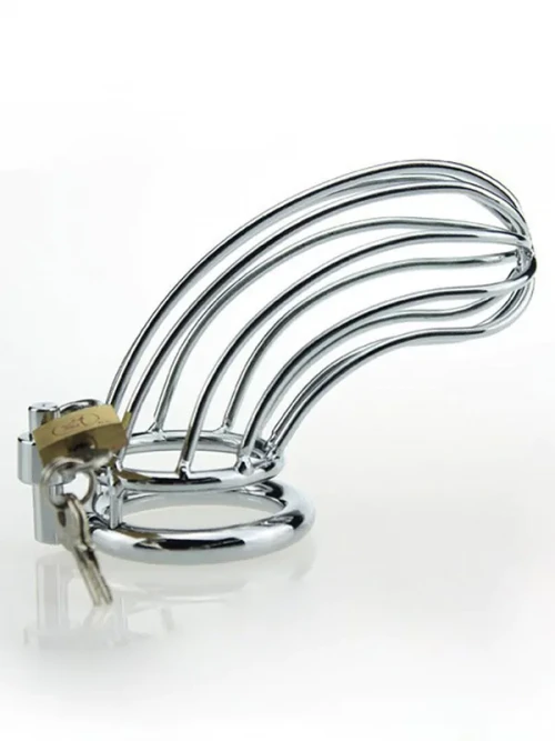 Çelik Kafes Chastity Devices Penis Kilidi 3