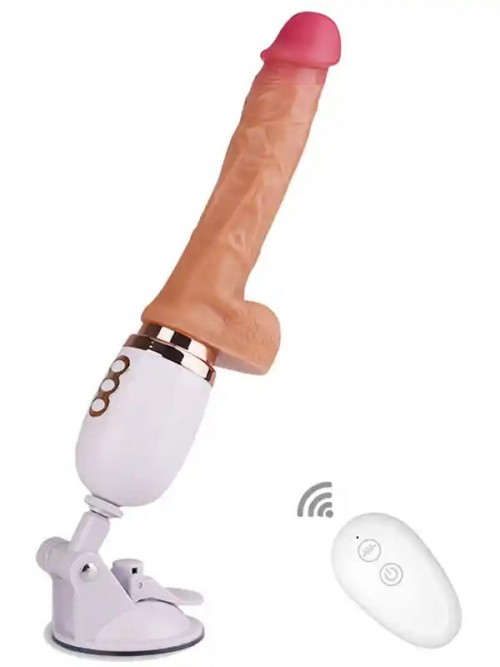 İleri Geri Hareketli Şarjlı Uzaktan Kumandalı Isıtmalı Seks Makinesi 2