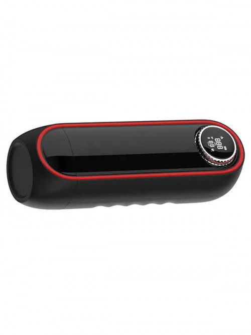 NOXXX CyberStroke Isıtmalı İleri Geri Hareketli Vakumlu Titreşimli LED Ekranlı ve Ses Özellikli Mastürbatör 5