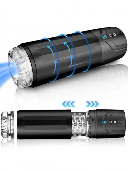 NOXXX CycloPulse Dönme ve Emiş Modlu Şarjlı Mastürbatör 2