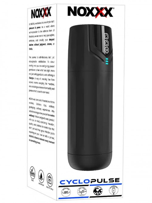 NOXXX CycloPulse Dönme ve Emiş Modlu Şarjlı Mastürbatör Ek Resim