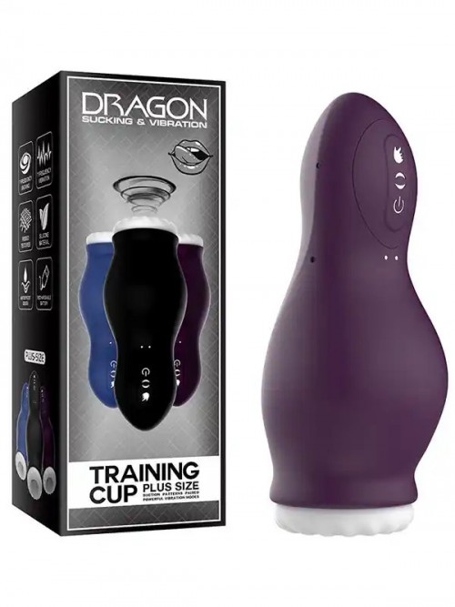 NOXXX Dragon Kiss Titreşimli Emmeli Şarjlı Güçlü Kupa Mastürbator Ek Resim