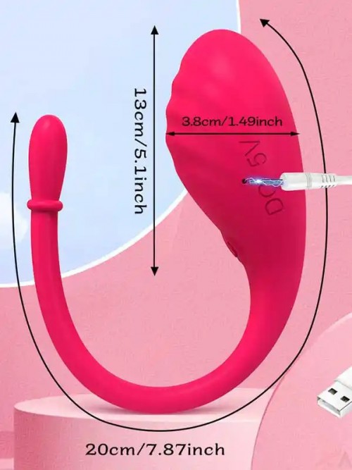 NOXXX Lunar Giyilebilir Telefon Kontrollü Çiftler için Vibratör 6