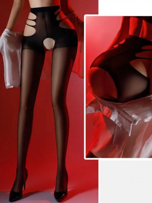 NOXXX Seksi Transparan Külotlu Çorap 2