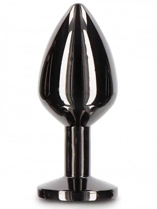 NOXXX Siyah Elmas Mücevherli Alüminyum Anal Fiş Orta 2