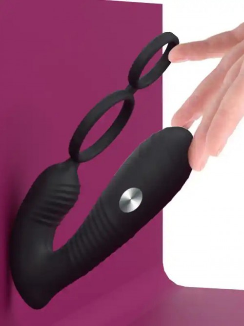 NOXXX Telefon Kontrollü Elektro Şoklu Penis Halkalı Anal Vibratör 3