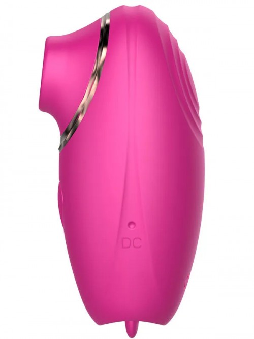 NOXXX Vakum Dalgalı ve Dil Özellikli Şarjlı Titreşimli Orgazm Vibratörü Ek Resim