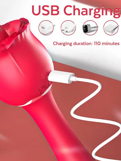 Rossi G Spot ve Dil Yalama Özellikli Şarjlı Vibratör 6