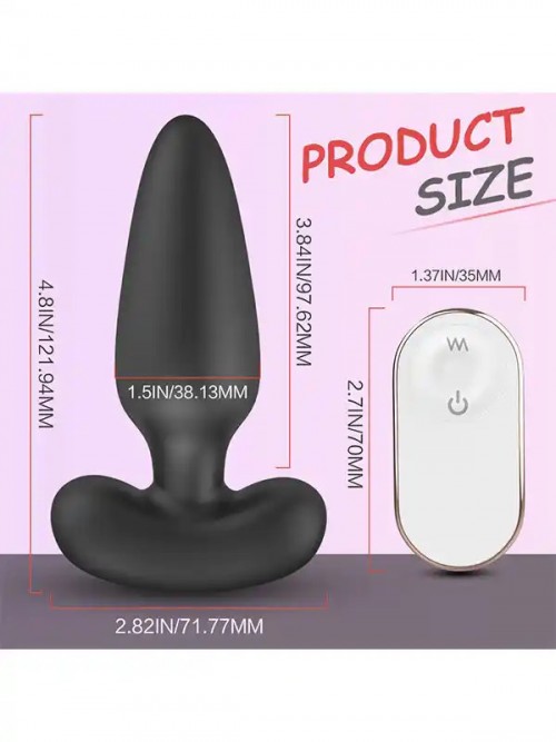 Albert-RCT Şarjlı Uzaktan Kumandalı Giyilebilir Anal Plug 4