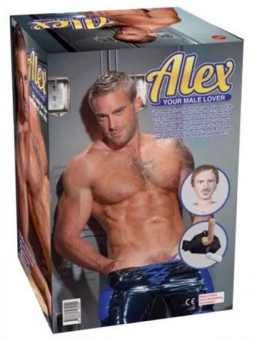 Alex Realistik Tam Boy Erkek Şişme Manken