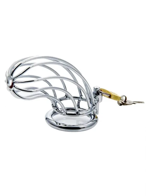 Çelik Kafes Chastity Devices Penis Kilidi 4