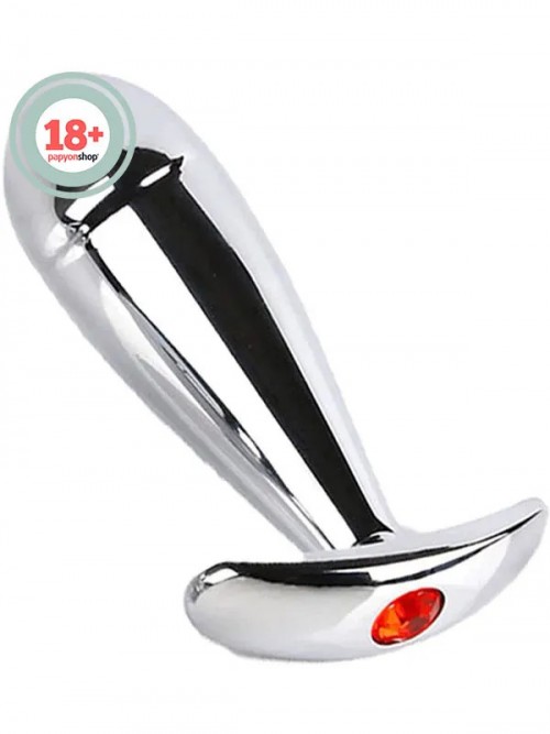 NOXXX Çelik T Anal Plug Taşlı 10 cm