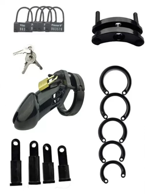 Chastity Device Penis Kafesi Siyah 3