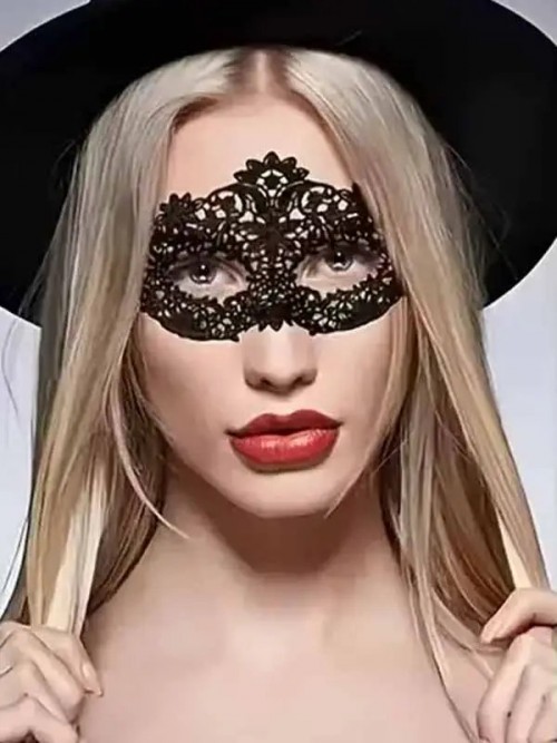 Dantelli Şık Göz Maskesi 2