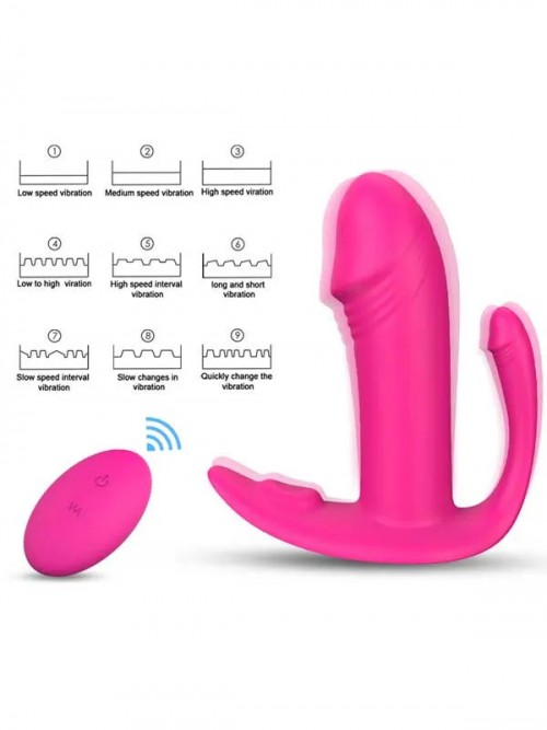 Didi Çiftler İçin Giyilebilir Şarjlı Uzaktan Kumandalı Vibratör 5