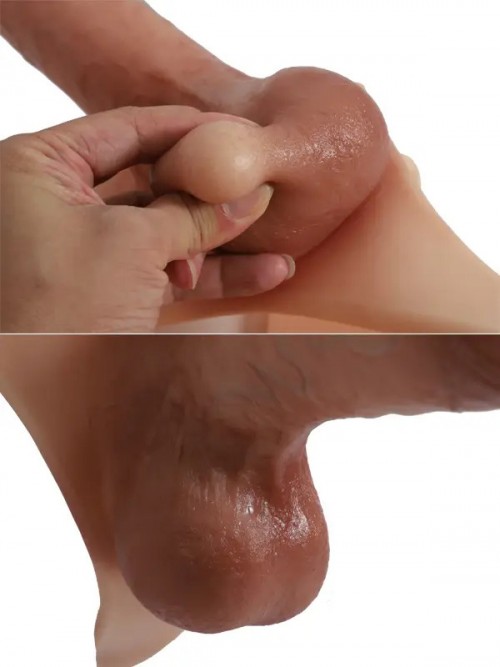 Giyilebilir İçi Boş Gerçekçi Dildo Ek Resim