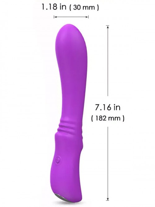 Knight Esnek Ultra Güçlü Şarjlı Vibratör 18 cm 3