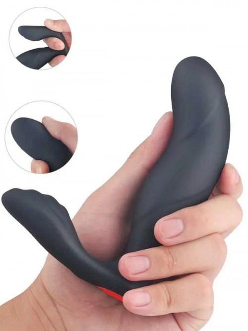 Laken G-spot Anal Klitoris ve Vajinal Şarjlı Uzaktan Kumandalı Giyilebilir Vibratör 5