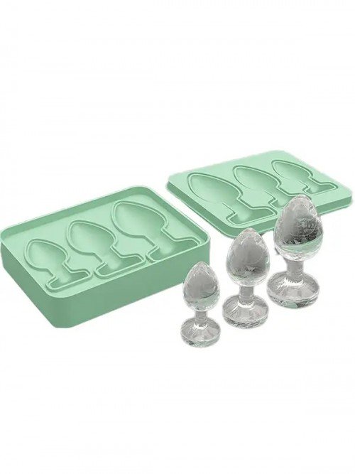 NOXXX Anal Plug Şeklinde Silikon 3’lü Buz Kalıbı