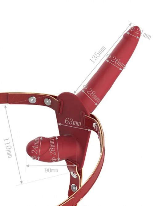 NOXXX Dominate Series Çift Taraflı Ayarlanabilir Strapon 4