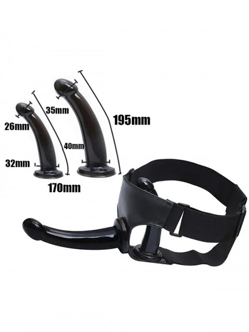 NOXXX Dominate Series Çıkarılabilir Çift Taraflı Strapon 5