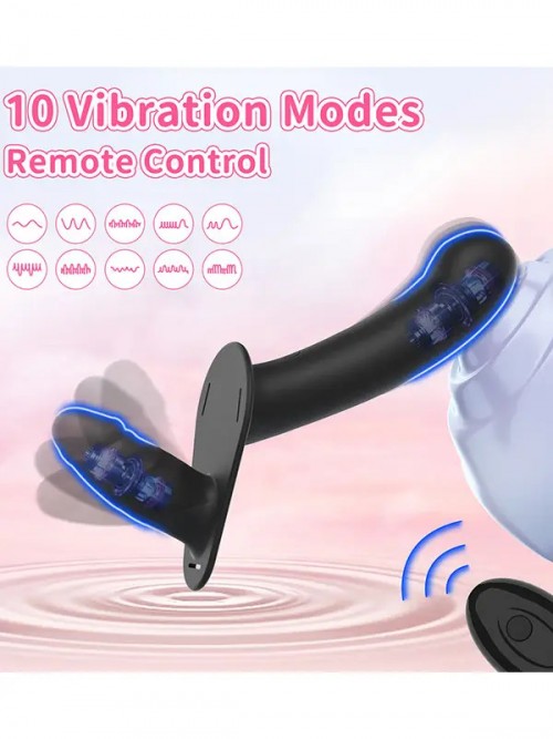 NOXXX Dominate Series Uzaktan Kumandalı Titreşimli Çift Taraflı Strapon 4