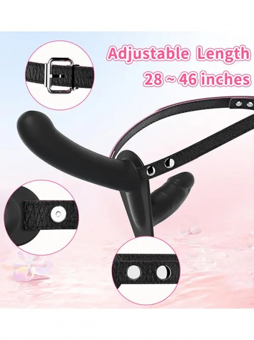 NOXXX Dominate Series Uzaktan Kumandalı Titreşimli Çift Taraflı Strapon 3