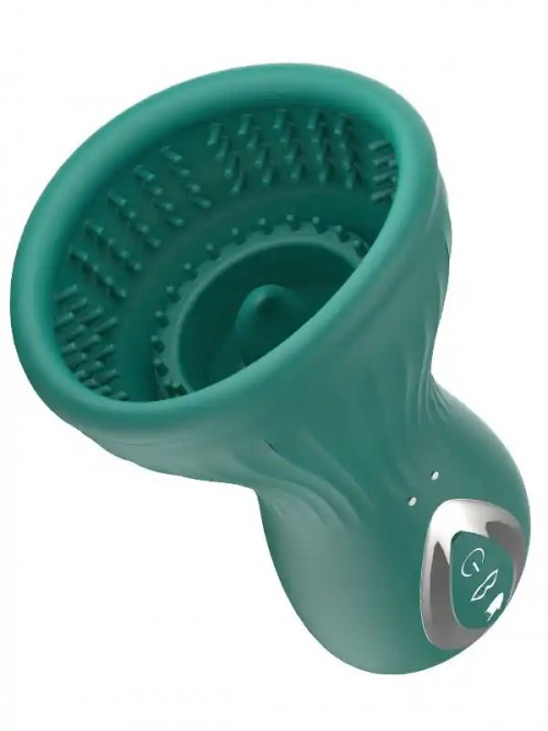 NOXXX Emme ve Dil Yalamalı Titreşimli Şarjlı Göğüs Vajina Pompası Ek Resim