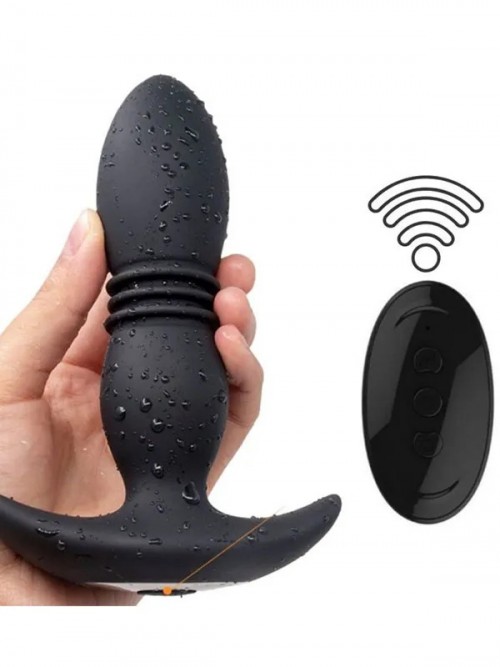 NOXXX İleri Geri Hareketli Uzaktan Kumandalı Şarjlı Anal Dildo 5