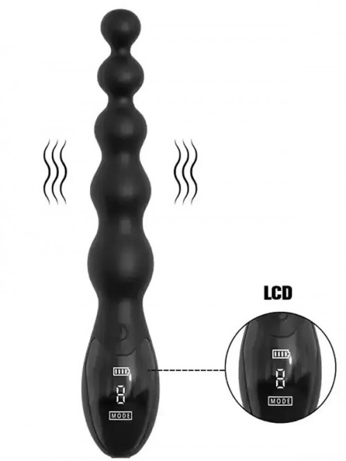 NOXXX Obsidian Solid Boncuklu Anal Şarjlı Vibratör 5