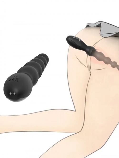 NOXXX Obsidian Solid Boncuklu Anal Şarjlı Vibratör 4