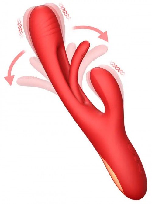 NOXXX Patova G Spot ve Klitoris Uyarıcılı Şarjlı Rabbit Vibratör
