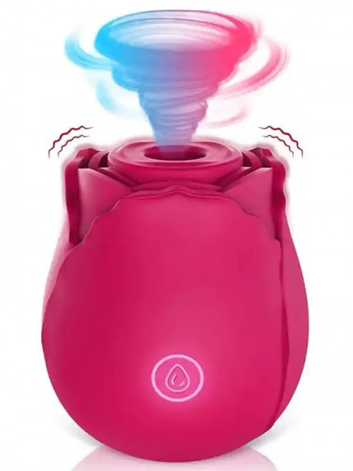 NOXXX Rose Kadınlar için Titreşimli Vakumlu Klitoral Gül Vibratör 5